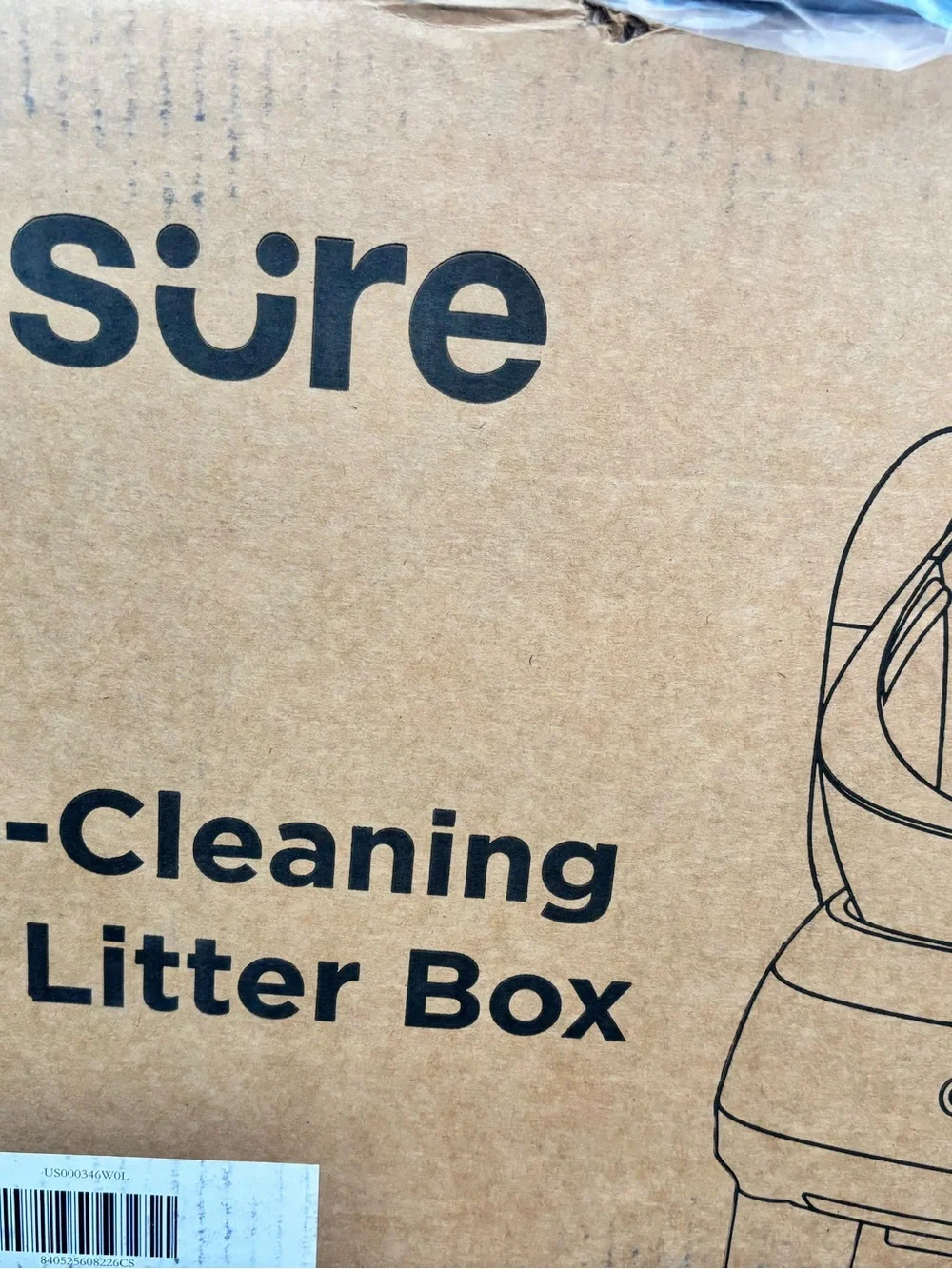 LESURE SELF CLEANING CAT LITTER BOX AUTOMATIC
